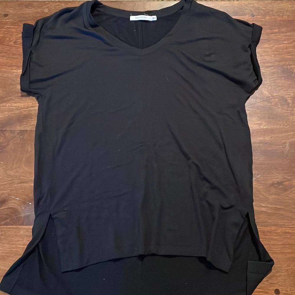 Ellison black oversized top